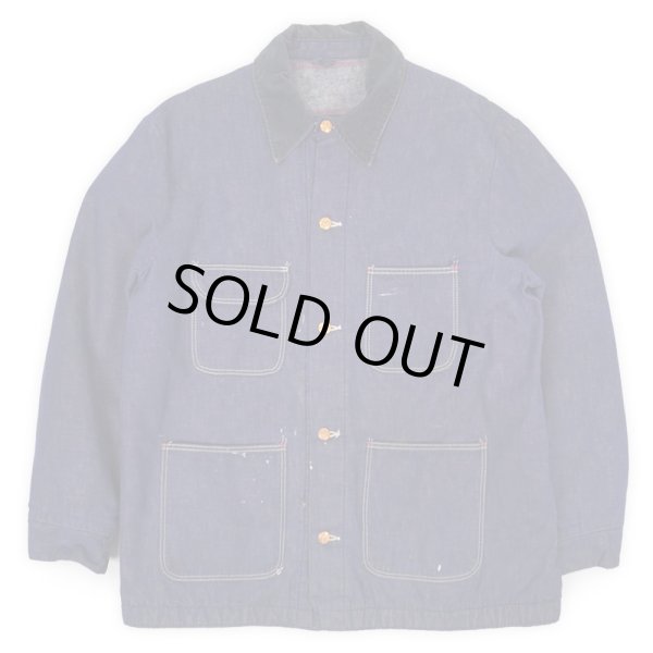 画像1: 70's BLUE BELL ブランケットライナー デニムカバーオール (1)