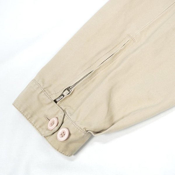 画像3: 90's J.CREW コットンアノラック "BEIGH×WHITE" (3)