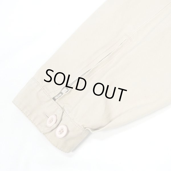 画像3: 90's J.CREW コットンアノラック "BEIGH×WHITE" (3)