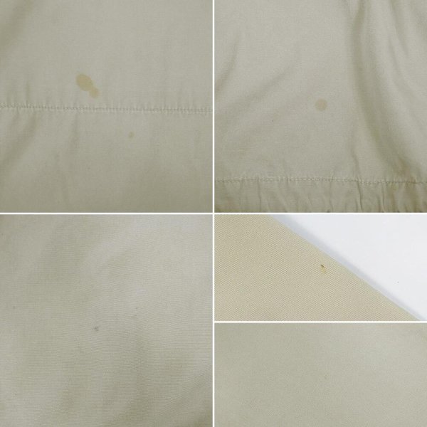 画像4: 90's J.CREW コットンアノラック "BEIGH×WHITE" (4)