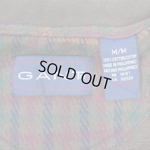 画像2: 90's GANT L/S ヘンリーネックカットソー (2)