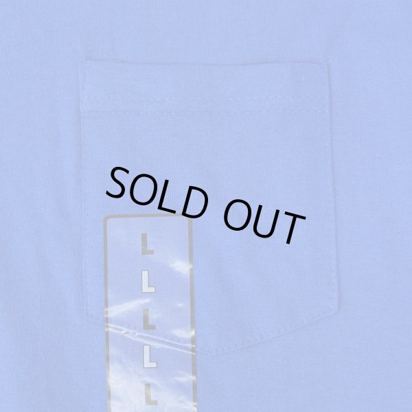 画像3: 90's BASIC EDITIONS ポケットTシャツ “BLUE / DEADSTOCK” (3)