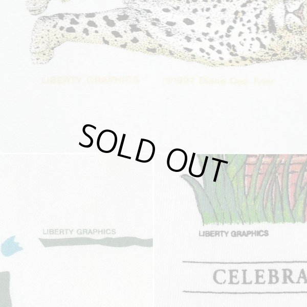 画像6: 00's LIBERTY GRAPHICS マルチテストプリントTシャツ "DEADSTOCK / HANES BEEFY BODY" #23-11 (6)