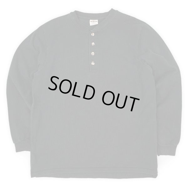 画像1: 90's BERT PULITZER L/S ヘンリーネック カットソー "MADE IN USA / BLACK" (1)