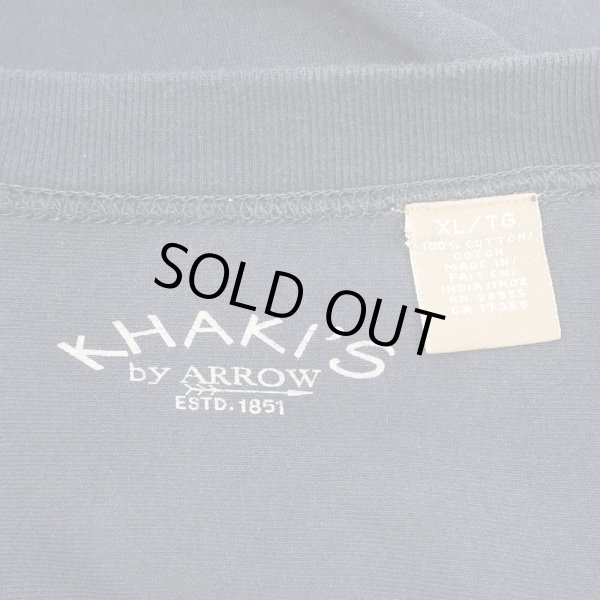 画像2: Early 00's KHAKI'S by ARROW L/S フットボールTシャツ (2)