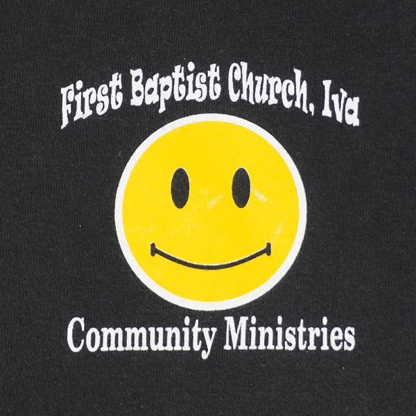 画像4: 90-00's First Baptist Church 両面プリントTシャツ "Hanes BEEFY body" (4)