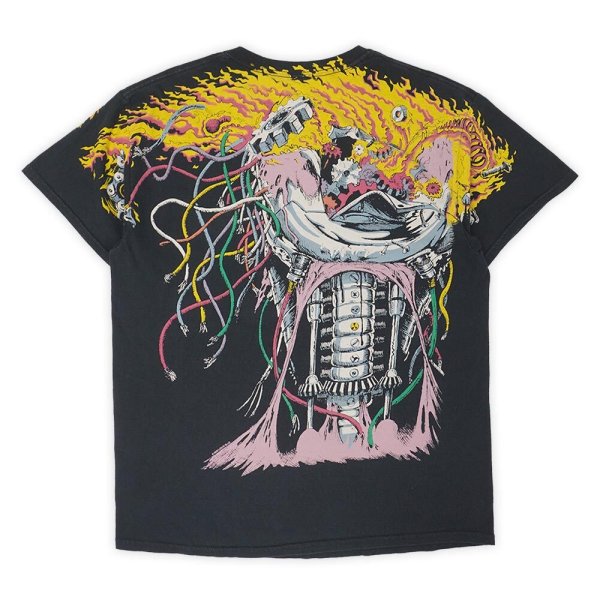画像2: 00's LIQUID BLUE オールオーバープリントTシャツ "WOLVERINE" (2)