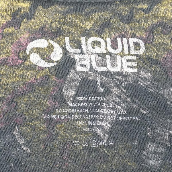 画像3: 00's LIQUID BLUE オールオーバープリントTシャツ "WOLVERINE" (3)