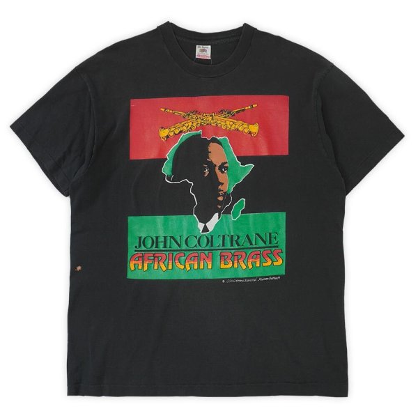 画像1: 80's John Coltrane AFRICAN BRASS プリントTシャツ "MADE IN USA" (1)