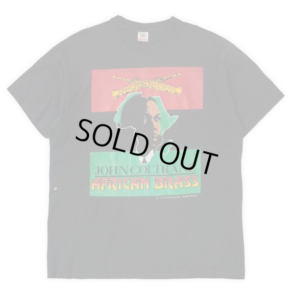 画像1: 80's John Coltrane AFRICAN BRASS プリントTシャツ "MADE IN USA" (1)