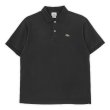 画像1: 90's LACOSTE ポロシャツ “DESIGNED IN FRANCE / BLACK” (1)