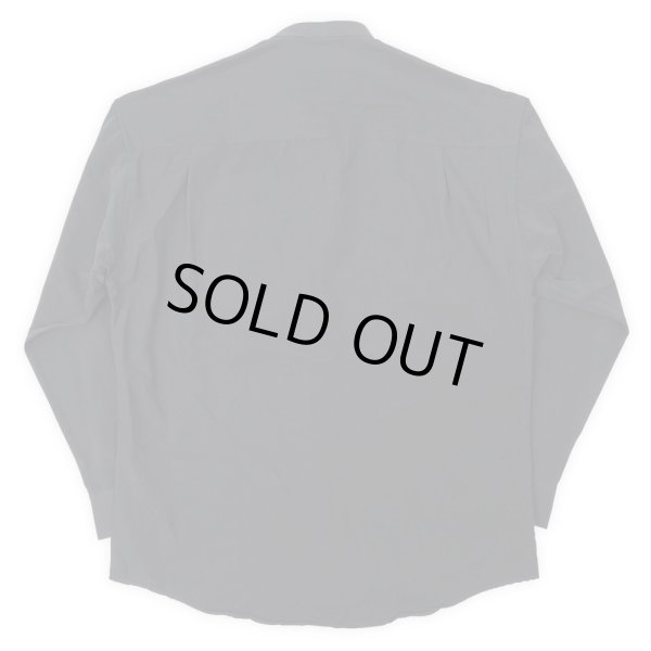 画像2: 90's NATURAL ISSUE バンドカラーシャツ “BLACK / DEADSTOCK” (2)