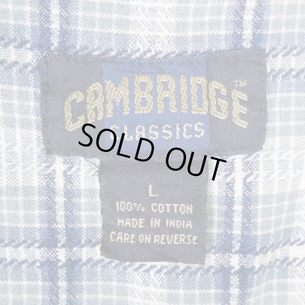 画像2: 90's CAMBRIDGE バンドカラーシャツ (2)