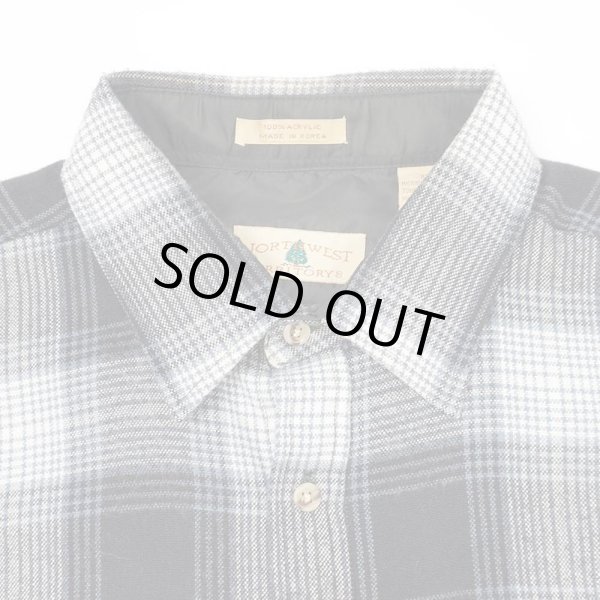 画像3: 90's NORTH WEST TERRITORY フランネルシャツ "BLACK Plaid" (3)