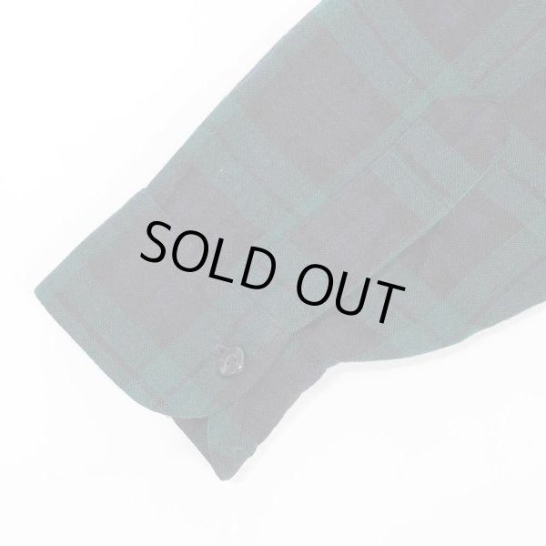 画像4: 60's Pendleton オープンカラー ウールシャツ "Black Watch" (4)