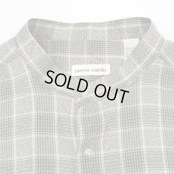 画像3: 90's Pierre Cardin バンドカラー レーヨンシャツ (3)