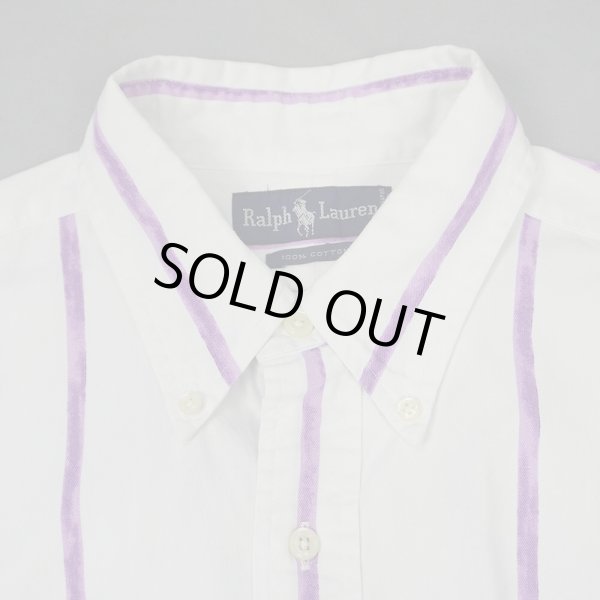 画像4: Early 90's Polo Ralph Lauren S/S ボタンダウンシャツ "裾ポニー" (4)