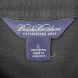 画像2: 00's Brooks Brothers S/S コットンピケシャツ "BLACK" (2)