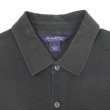 画像3: 00's Brooks Brothers S/S コットンピケシャツ "BLACK" (3)