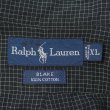 画像2: 90's Polo Ralph Lauren ボタンダウンシャツ "BLAKE / BLACK BASE" (2)