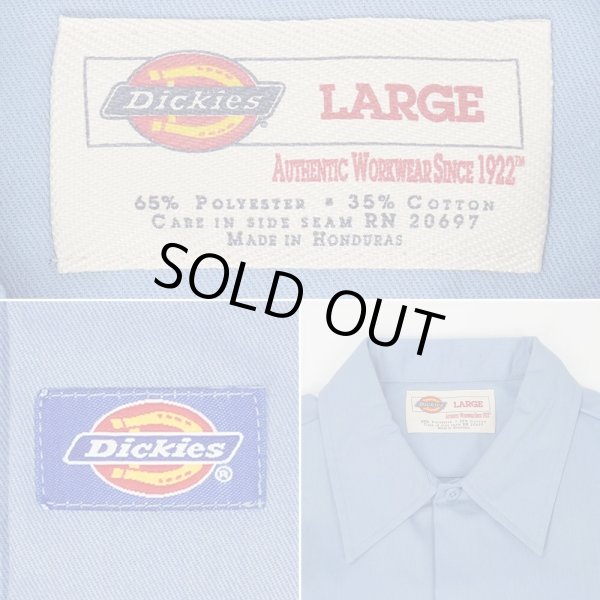 画像2: 00's Dickies S/S ワークシャツ "DEADSTOCK" (2)