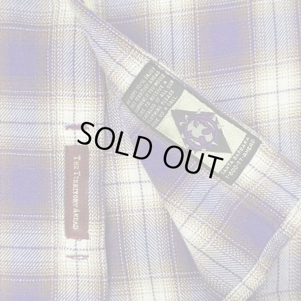 画像3: 90's THE TERRITORY AHEAD オンブレチェック柄 フランネルシャツ (3)