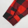 画像4: 80's FIVE BROTHER キルティングライナー ヘビーネルシャツ "MADE IN USA / Red&Black Plaid" (4)