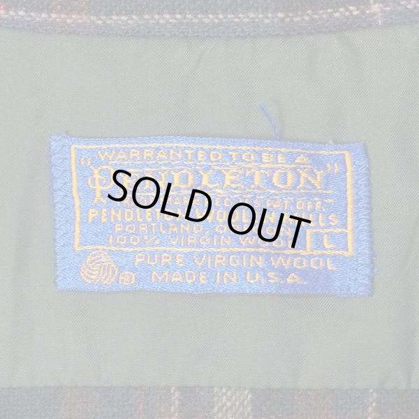 画像2: 70's PENDLETON オープンカラー ウールシャツ "MADE IN USA" (2)