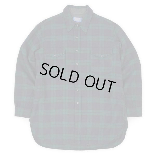 画像1: 70's Pendleton レギュラーカラー ウールシャツ "BLACK WACTH" (1)