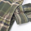 画像4: 00's ORVIS ヘビーネルシャツ "Olive Plaid" (4)
