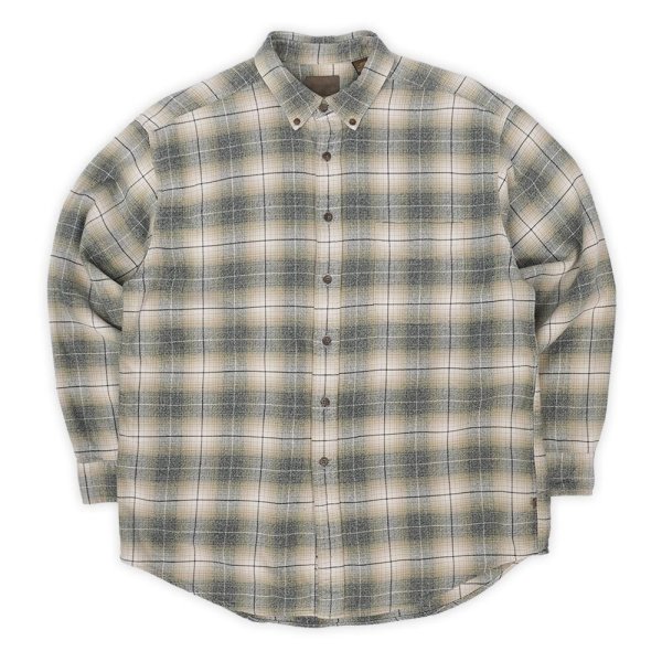 画像1: Late 90's ST JOHN'S BAY フランネル ボタンダウンシャツ "Ombre Plaid" (1)