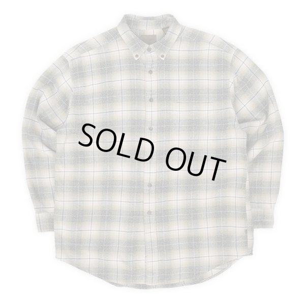 画像1: Late 90's ST JOHN'S BAY フランネル ボタンダウンシャツ "Ombre Plaid" (1)