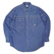 画像1: 90-00's Calvin Klein Jeans デニムワークシャツ (1)