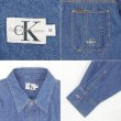 画像2: 90-00's Calvin Klein Jeans デニムワークシャツ (2)