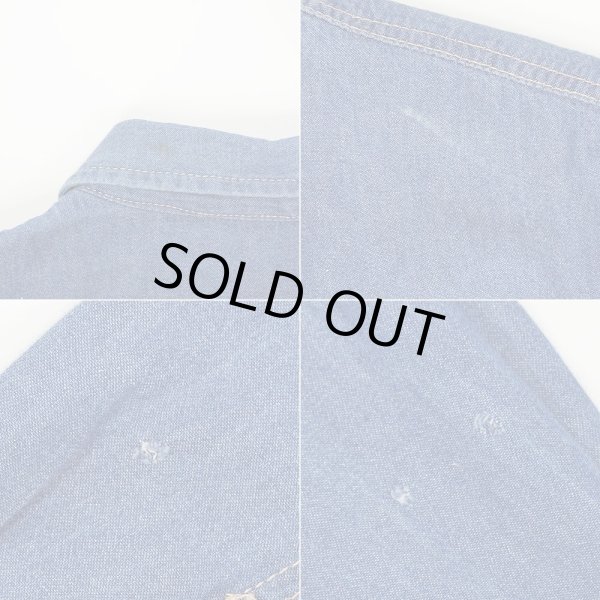 画像3: 90-00's Calvin Klein Jeans デニムワークシャツ (3)