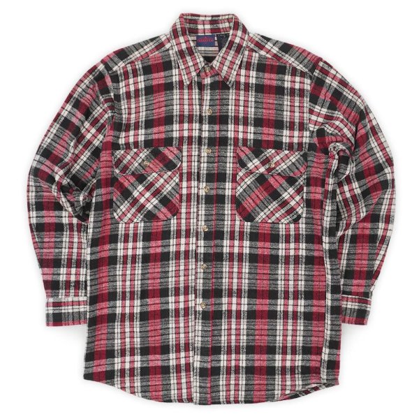 画像1: Late 90's DAKOTA ヘビーネルシャツ "DEADSTOCK" (1)