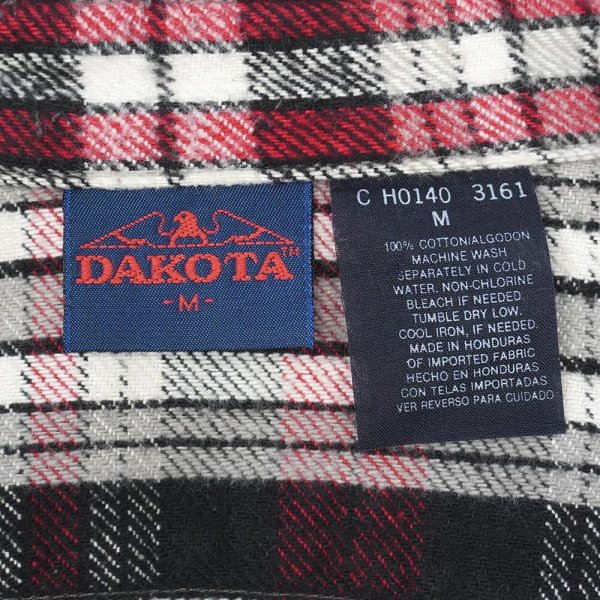 画像2: Late 90's DAKOTA ヘビーネルシャツ "DEADSTOCK" (2)