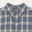 画像3: 90-00's ST.JOHN'S BAY フランネルボタンダウンシャツ "Blue Ombre Plaid" (3)