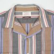 画像3: 60-70's WHITEHALL S/S マルチストライプ柄 オープンカラーシャツ "MADE IN USA" (3)