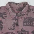 画像2: 90's unknown 総柄 シャモアクロス ワークシャツ (2)