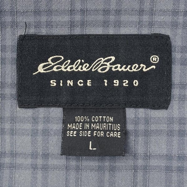 画像2: 00's Eddie Bauer S/S レギュラーカラーシャツ (2)