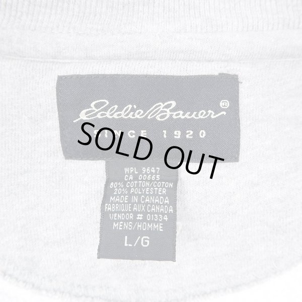 画像2: 90's Eddie Bauer ロゴ刺繍 スウェット (2)