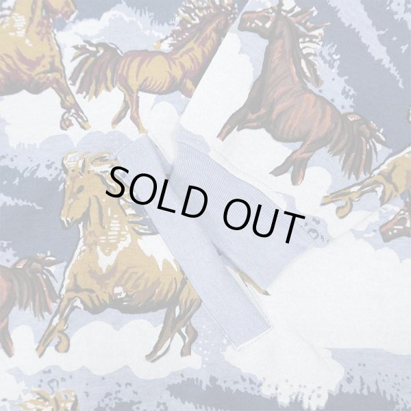 画像4: 90's Blair 総柄 スウェット スタジャン “DEADSTOCK” (4)