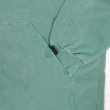 画像4: 90's STEEL BRIDGE ハーフジップスウェット "FADE GREEN / MADE IN USA / DEADSTOCK" (4)