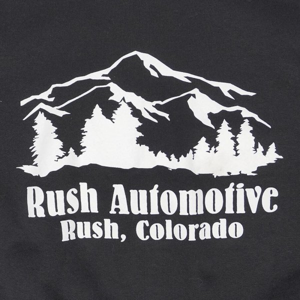 画像3: 00's Rush Automotive 企業ロゴ スウェット "Hanes Body" (3)