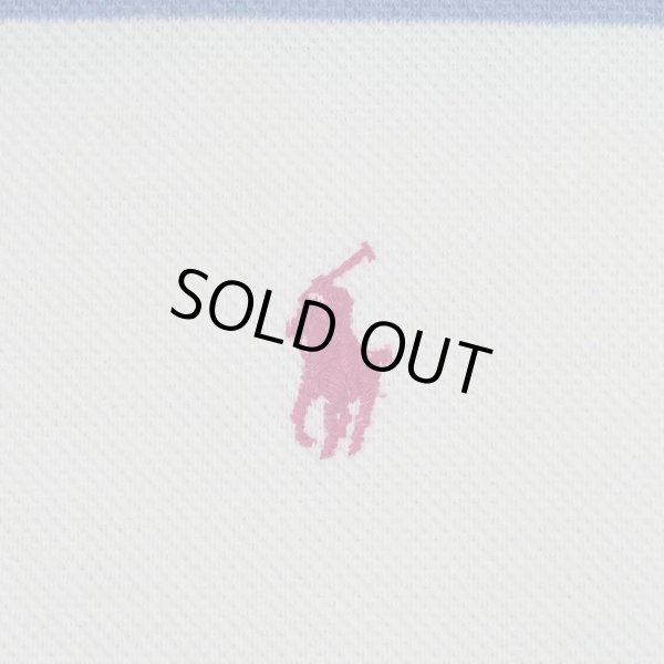 画像3: 90's Polo Ralph Lauren ボーダー柄 コットンピケ パーカー (3)