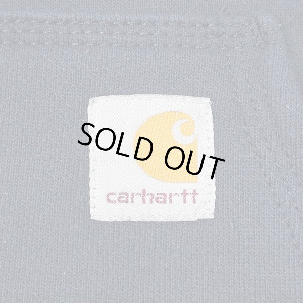 画像3: 00's Carhartt フルジップ スウェットパーカー "Navy" (3)