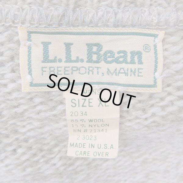 画像3: 80's L.L.Bean ワイドボーダー柄 ウールニット "DEADSTOCK / MADE IN USA" (3)