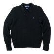 画像1: 90-00's Polo Ralph Lauren ニットポロ “BLACK” (1)