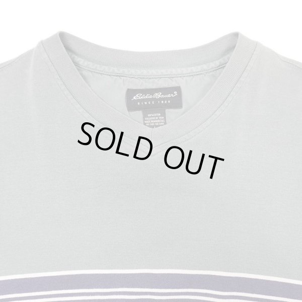 画像3: 00's Eddie Bauer L/S Vネック ニットソー (3)